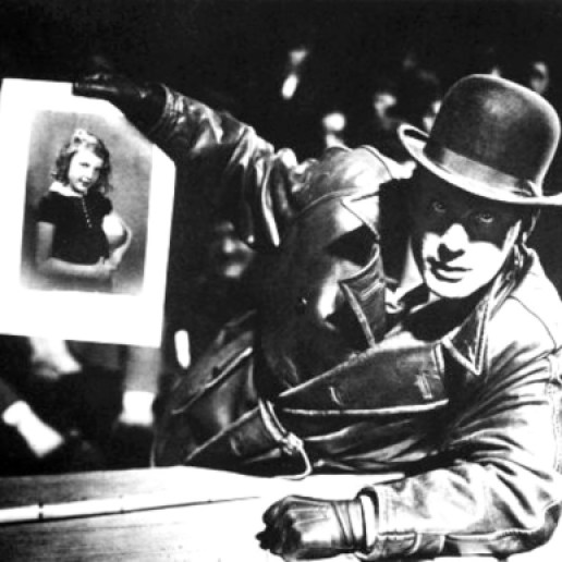 Gustaf Gründgens em M (M, o vampiro de Düsseldorf, 1931), de Fritz Lang.