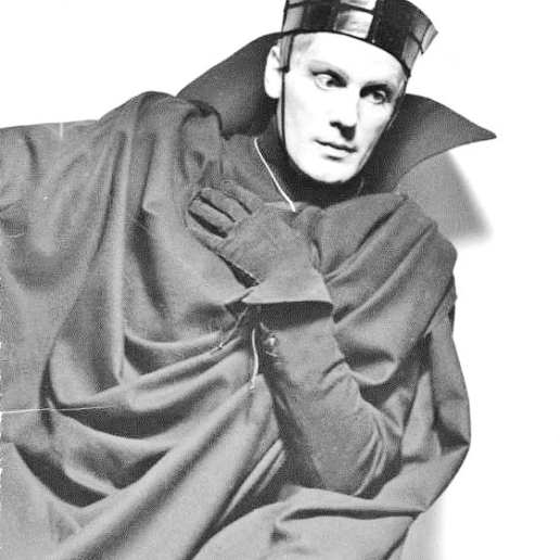 Gustaf Gründgens como Hamlet (1936). Foto de Naumann / Bundesarchiv .
